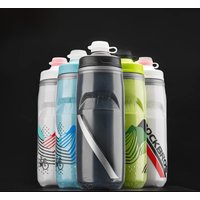 AliExpress ROCKBROS 620ml Cycling Water Bottle Cold Water Insulated Thermal Silicone Bottle Outdoor Sports MTB Road Bike Bicycle Bottle