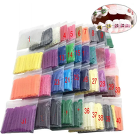 40Pcs/Bag Dental Orthodontic Elastic Ligature Ties Bands for Brackets Braces Ortho Treatment 40 Colors Optional