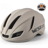 AliExpress West Biking WEST BIKING Ultralight Bike Helmet Integrally-molded Outdoor Sport Cycling Helmet Men Women Adjustable Safety Cap With Taillight