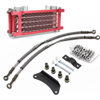AliExpress PowerMotor Oil Cooler Motorcycle Oil Radiator Kit Engine Cooling for 50 125 140cc Motocross Universal Dirt Pit Bike ATV Enduro Accessories