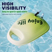 1PC Pool Floats Inflatable Swim Buoy Dry Bag Waterproof Storage Tow Float High Visibility for Open Water Swimming Training