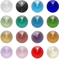 6/8/10/14mm Satellite Crystal Pendant Rivoli Pointed Back Round Glass Beads For Jewelry Making DIY Necklaces Earring Accessory