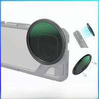 SmallRig 67mm Magnetic Attachable VND Filter ND2-ND32 (1-5 Stop) w 67mm Threaded Filter Ring for iPhone 15 Pro, S24 Ultra -4581