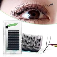 Yelix New U Shape YY Lashes U YY Parallel Flower Eyelashes Extensions Natural Soft Premade Fans Volume Lashes Extension