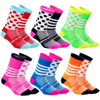 AliExpress Cycling Socks Bicycle Sports Running Skateboard High Elastic Mid-tube Breathable Bweat Bbsorbing
