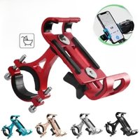 AliExpress VIKEFON Metal Motorcycle Bike Phone Holder Aluminum Alloy Anti-slip Bracket GPS Clip Universal Bicycle Stand Support for All Smartphones
