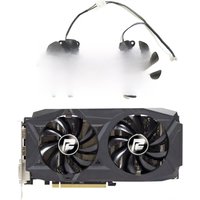 Powercolor RX 580 Red Dragon 8GB Video Card Fan Replacement GPU Fan PLA09215B12H 85mm 4Pin Cooling Fan