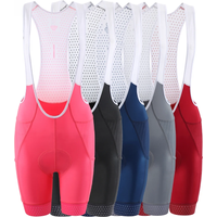 AliExpress KEMALOCE Women Cycling Bib Shorts Solid Pink&Black Female Gel Paded Bike Shorts Long Ride Cycling Tight Knicker With Side Pocket