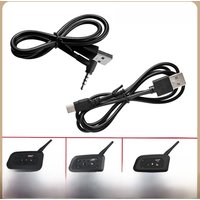 EJEAS V6 PRO+/V4 Plus 3.5mm/Type-C Jack USB Charging Cable For EJEAS V4C V6C FBIM Motorcycle Helmet Intercom Headset Accessories