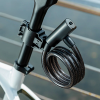 AliExpress ROCKBROS Bicycle Lock Portable Anti-theft Bike Cable Lock with Keys Zinc Alloy Motorcycle Scooter MTB Road Round Cycling Lock