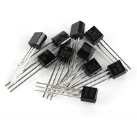 100pcs 10Values Triode Transistor TO-92 BC337 BC327 2N2222 2N2907 2N3904 2N3906 S8050 S8550 A1015 C1815 NPN PNP Transistors Kit