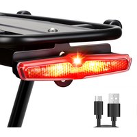 AliExpress NONE Extractme Bike Bicycle Rear Reflector Tail Light for Luggage Rack Battery Powered Reflective Taillight Bicycle Accessories