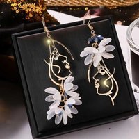 2PC Women's Fashion Multi Style Long Irregular tassel Earrings Jewelry Accessories Suitable for Date, Party, Festival Gifts-0008