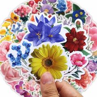 AliExpress LOLEDE 30/60/180 Flowers Stickers Cartoon Cute Decals Toy Stationery Guitar Phone Bicycle Laptop Luggage Car Graffiti Kids Sticker