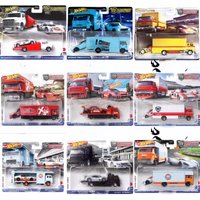 Metal Hot Wheels Premium Car Culture Team Transport Series Gtr Ford Collectible Car Model Collection Children Toys Birthday Gift