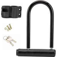 AliExpress Bike U-Lock Heavy Duty Bicycle Locks with Bracket Anti Theft Secure Locks for Electric Scooter Mountain Bikes Road Cycling Doors
