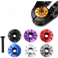 AliExpress NONE EVOSID Bicycle Headset Cap MTB Road Bike Stem Headset Top Cap Cover CNC with Screw for 28.6mm Fork Head Tube Cycling Accessories