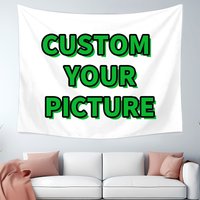 Personalized Custom Tapestry—Available in a Variety of Customizable Sizes, It Is the Perfect Choice for Home Décor and a Unique