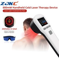 ZJKC Pain Relief Red Light Cold Laser Therapy Machine 880mW LLLT Physiotherapy for Muscle Recovery & Inflammation Reduction