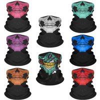 AliExpress NONE Cycling Face Mask Riding Scarf Breathable Skull Print Neck Gaiter Women Bandana Headwear Headband Snood Hiking Mask Balaclava