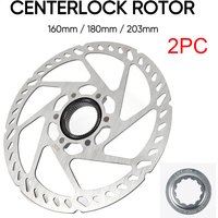 Bicycle Centerlock Rotor 160mm 180mm 203mm Road Mountain Bike Center Lock Rotor Hydraulic Centerlock Disc Brake Rotor Bike Part