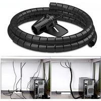 10M/5M 16mm/10mm Cable Organizer Management Tools Wire conduit Flexible Spiral Cable Wire Protector