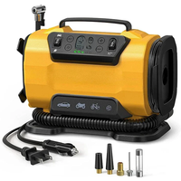 AliExpress NarzrIe Air Compressor Portable Dual Power 110V-230V AC/DC Air Car Compressor Inflator Pump Tire Inflator for Car Boat Bicycle Mattress