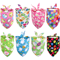 30pcs Dog Bandana Easter Rabbbit Bandanas Scarf For Small Dogs Pet Dog Puppy Bibs Dog Pet Grooming Accessories For Dogs Cats
