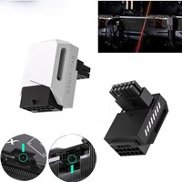 600W 12+4pin PCI-e 5.0 16pin Power Adapter 90 Degree Right Angle 16pin 12VHPWR for RTX 3090Ti 4070Ti 4080 4090 Graphic Card GPU