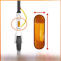 AliExpress 1/2PCS Reflector Plastic Reflector Motorcycle Car Fork ATV Dirt Bike Truck Sticker Reflector Safety Warning Universal Reflective