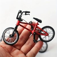 AliExpress NONE 1: 12 Scale Bicycle Model with Metal Alloy Body Plastic Handles and Tires Exquisite Details, Creative Display Garden Accessories