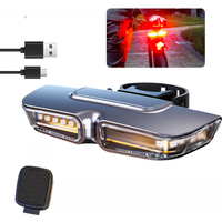 AliExpress cycle zone 10 LED Bike Warning Rear Light Type-C Charging MTB Road Bike Taillights for Night Riding Safety Waterproof Bicycle Accessories