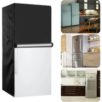 Waterproof Upright Freezer Cover with Zipper - Fridge Protector, Dustproof & Sun-Proof