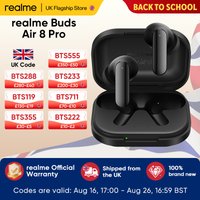 realme Buds Air 8 Pro ANC 55dB Adaptive Noise Cancellation Transparency Mode Bluetooth 6.1 IP55 image 4