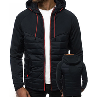 Customized Fashion Printed Mens Zipper Jacket Sports Hoodie Fleece Coat Autumn Winter Jacket
