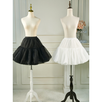 White Puffy Petticoat Underskirt for Women Fluffy Tutu CanCan Skirt for Wedding Dresses Party & Club Outfits