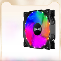 TEUCER B12025 120mm Computer Fan rainbow RGB 4pin High Cooling Performance Gaming PC Fan