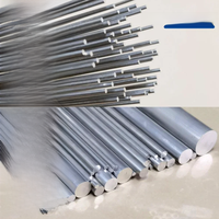 1-50pcs Aluminum round rod Φ 1-40mm length 300 500mm solid rod diameter Straight aluminium round bar small diameter 1 2-40mm