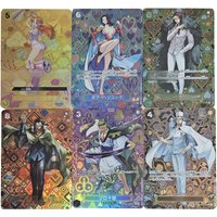 6Pcs/set Diy Self Made One Piece Opcg Nami Hancock Collection Card OPCG Roronoa Zoro Classic Limited Anime Cards Gift Toys