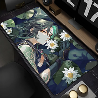 PC Gaming Accessories Mouse Pad Genshin Impact Xiao Desk Mat Laptop Gamer Cabinet Keyboard Pad HD Anime Mousepad Kawaii Carpet