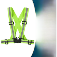 AliExpress NONE Cycling Reflective Vest High Visibility Safety Vest for Night Riding Running Bicycle Motorcycle Outdoor Sports Vest Elastic Band