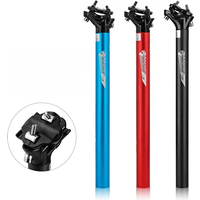 AliExpress LUNJE Mountain Road Bicycle Seatpost Ultralight Aluminum Alloy MTB Bike Seat Post Seat Tube 27.2/30.9/31.6mm*400mm Cycling Parts
