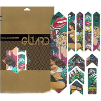 AliExpress enlee Enlee 3D Bicycle Sticker Mtb PVC Anti-Scratch Waterproof No Yellowing Protective Film Bicycle Frame Protector Accessories TM01