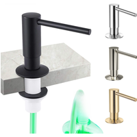 Samodra liquid Soap Dispenser With Extension Tube Kit Brass Pump Head For Kitchen Sink Bathroom accessories 4 color dispenser So