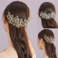 Trendy Bridal Hair Accessories Crystal Bridal Headbands Wedding Hair Vines Bridal Head Band Handmade Headpieces
