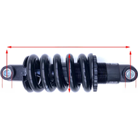 AliExpress KS EXA Form 290 Bicycle Shock Absorber Rear Shocks 125 150 165 190mm for Downhill CX MTB Moutain Bike Electric Scooter 650LBS