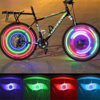 AliExpress cycle zone Mountain Biking Road Vehicle Wind Fire Wheel Color Spoke Light Rim Light Tire Wheel Light Night Riding Night Riding Equipment Ac