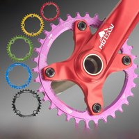 AliExpress MOTSUV Bicycle 104BCD Crank Narrow Wide Chainring Aluminum Alloy MTB Bike Round 32T 34T 36T 38T Cycling Tooth Chainwheel Parts