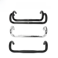 AliExpress NONE UNO Racing Handlebar Aluminum Road Bike Handlebar 25.4/31.8mm Road Bicycl Drop Bar 380/400/420/440mm Bicycle Steering Wheel