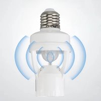 Socket E27 Converter With PIR Motion Sensor Ampoule 110-240V LED E27 Lamp Base Intelligent Light Bulb Switch MAX 60W